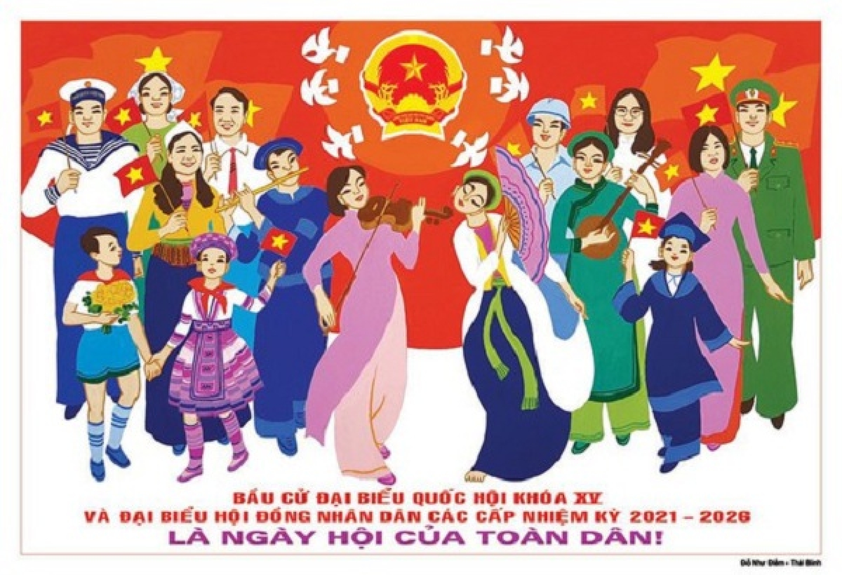 Các tác phẩm tranh cổ động đã góp phần tuyên truyền phong trào thi đua yêu nước và hoạt động chào mừng bầu cử trong cả nước