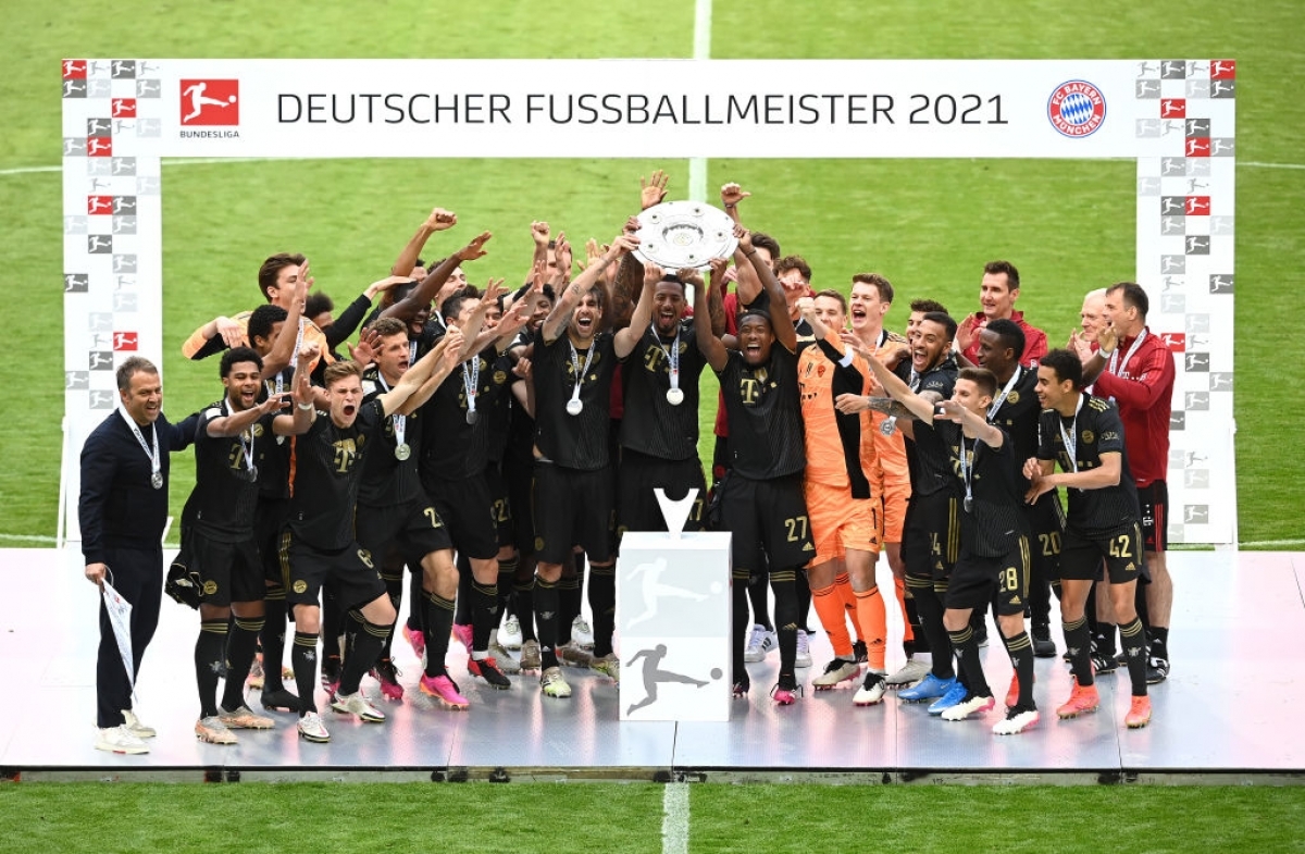 CLB Bayern Munich lập kỷ lục với 31 lần vô địch Bundesliga