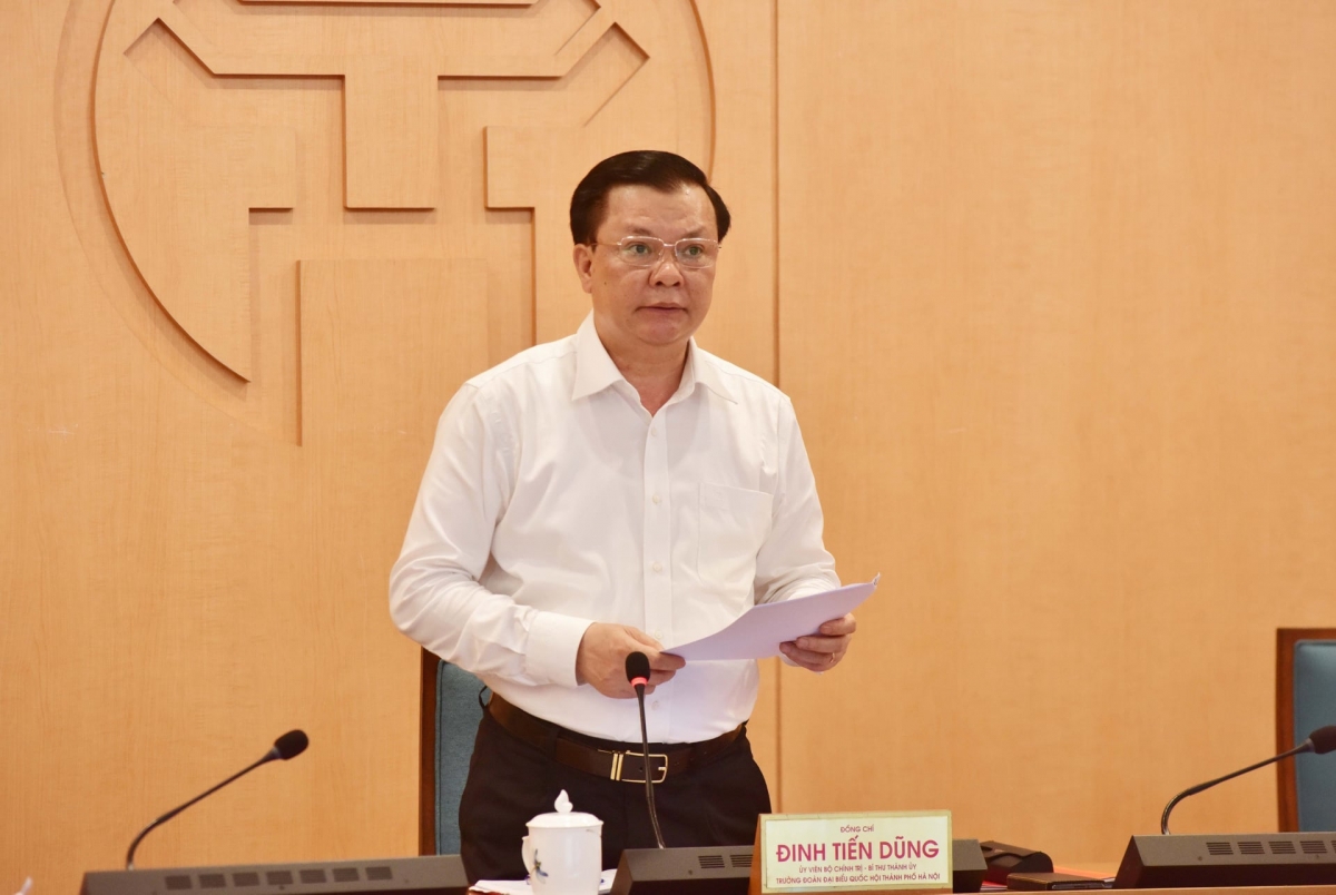Ông Đinh Tiến Dũng - Bí thư Thành Ủy HN