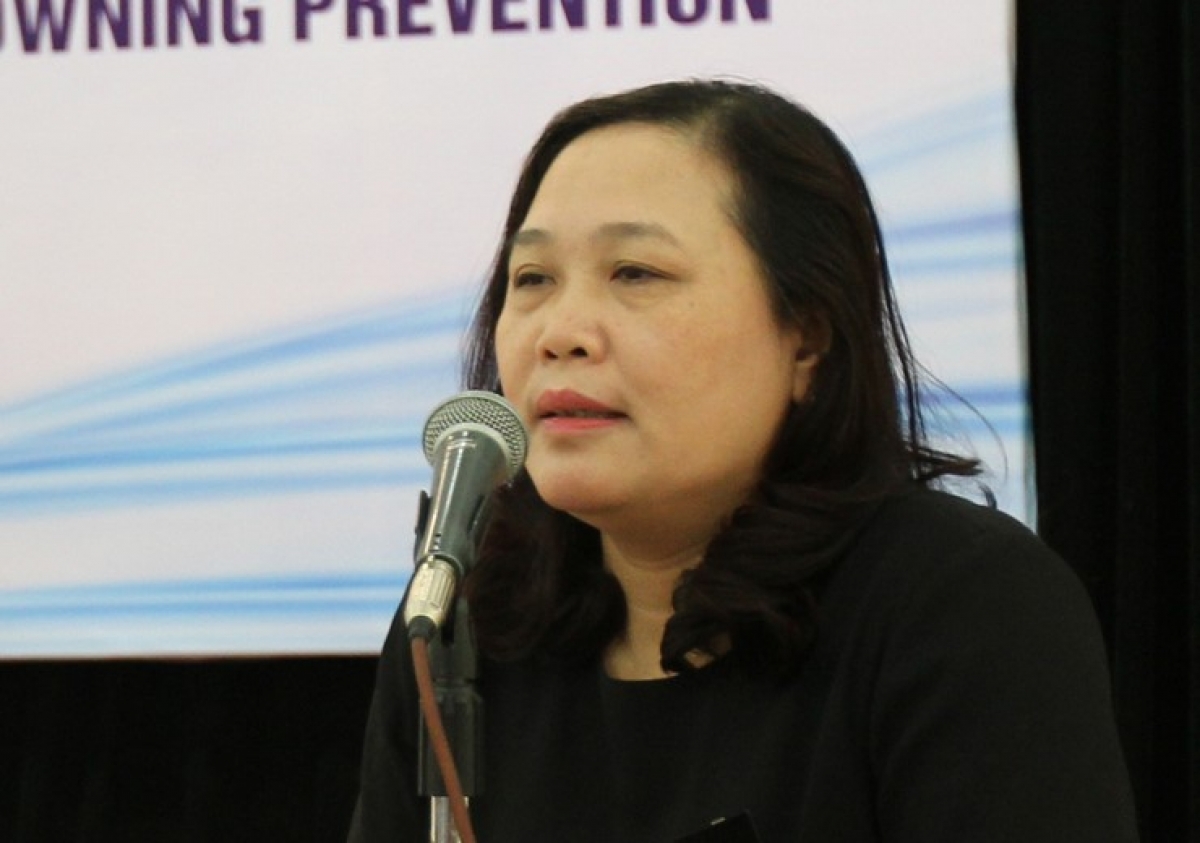 Bà Vũ Kim Hoa, Phó Cục trưởng Cục Trẻ em, Bộ Lao động-Thương Binh và Xã hội