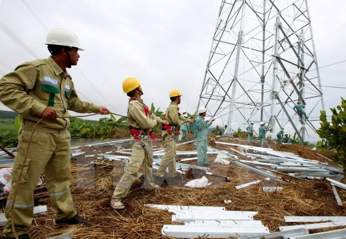 Thi công đường dây 500kV mạch 3