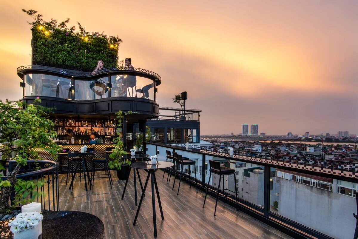 Khách sạn Hanoi La Siesta Diamond là khách sạn tầng thượng đẹp nhất thế giới (Ảnh: TripAdvisor)