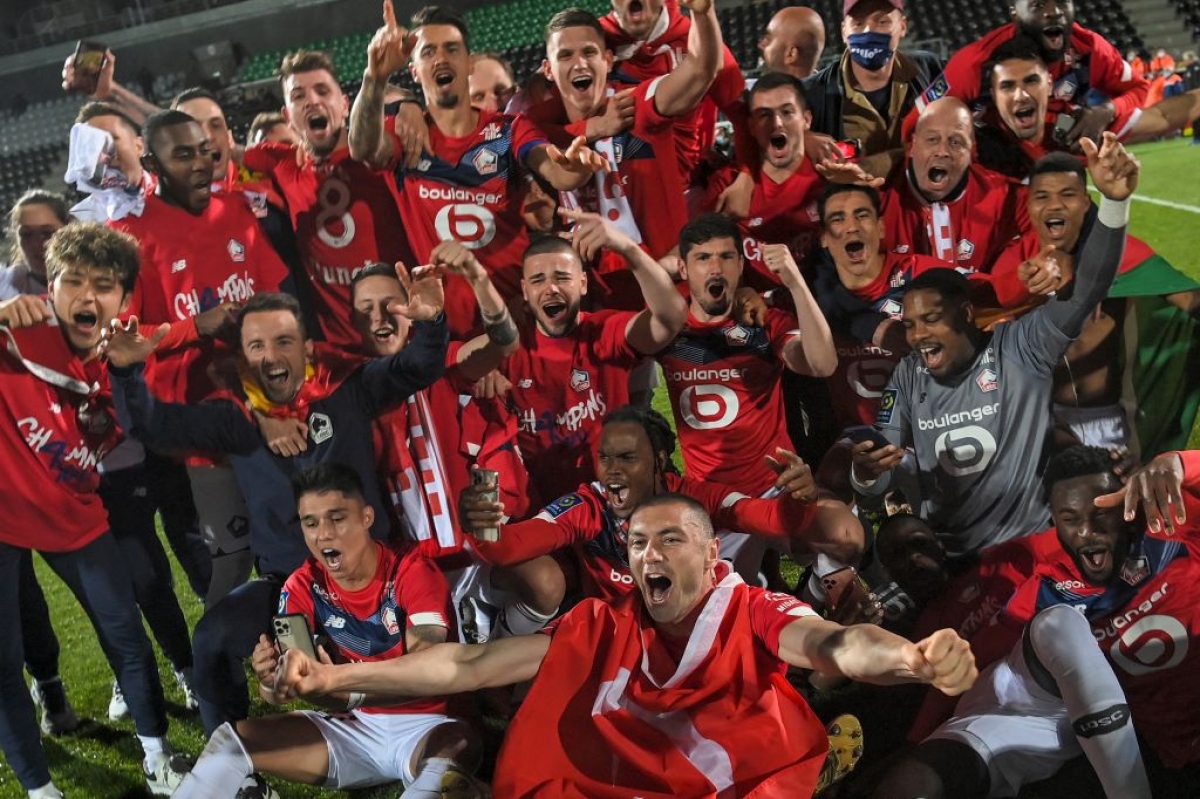 Lille viết nên câu chuyện cổ tích lật đổ sự thống trị của Paris Saint Germain
