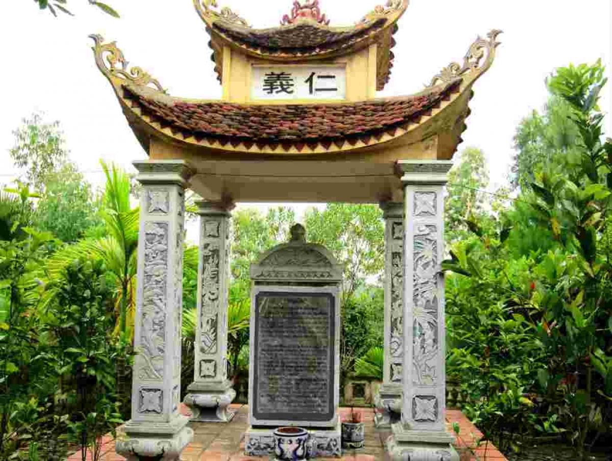 Văn bia ghi lại ý chí chống giặc ngoại xâm của Ngô Quang Bích tại khu căn cứ Tiên Động, xã Tiên Lương, huyện Cẩm Khê, tỉnh Phú Thọ
