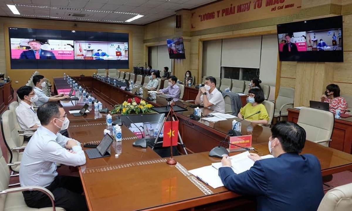 Buổi làm việc giữa Bộ Y tế Việt Nam và đại diện COVAX tối 31/5