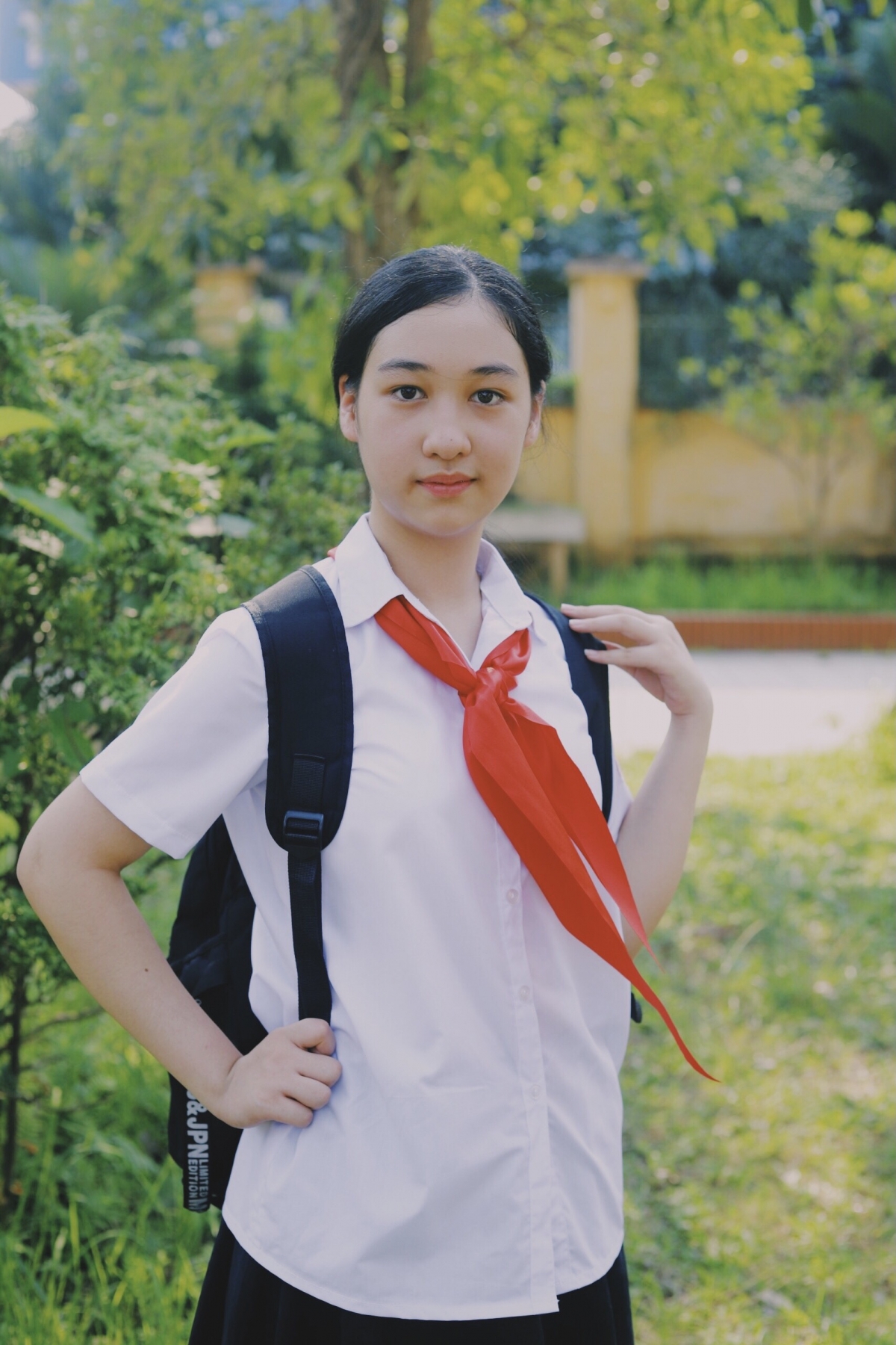 Đào Anh Thư, học sinh Trường THCS Nguyễn Huy Tưởng, Đông Anh, Hà Nội