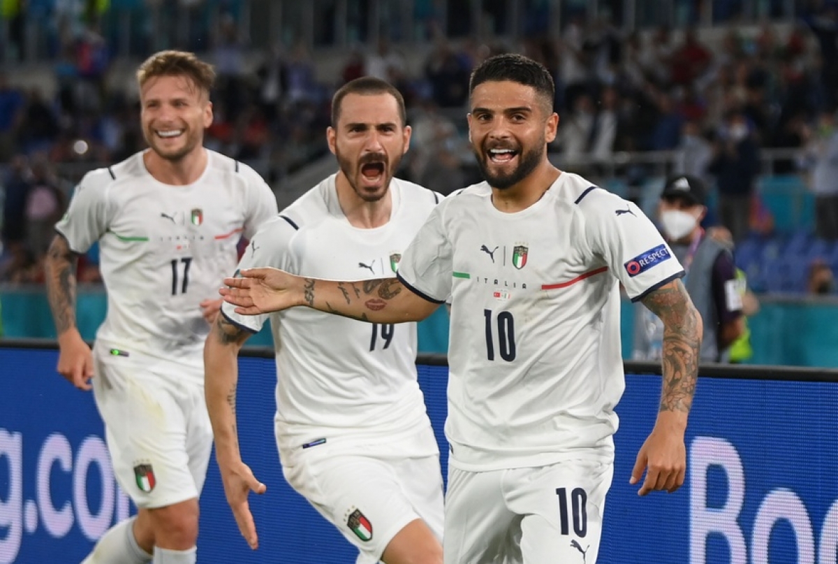 Đội tuyển Italy ra quân ấn tượng tại Euro 2020, khi đánh bại Thổ Nhĩ Kỳ với tỷ số 3-0 Ảnh: internet