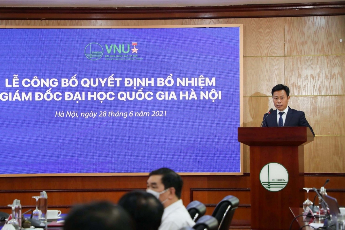 Tân Giám đốc ĐHQGHN Lê Quân thể hiện quyết tâm, nỗ lực phát triển ĐHQGHN trong giai đoạn mới