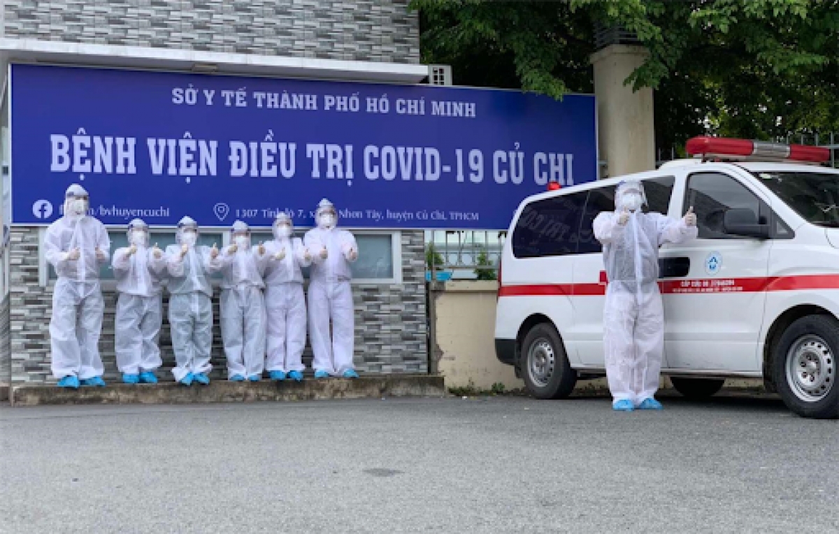 BV dã chiến Củ Tri tiếp nhận điều trị BN COVID-19