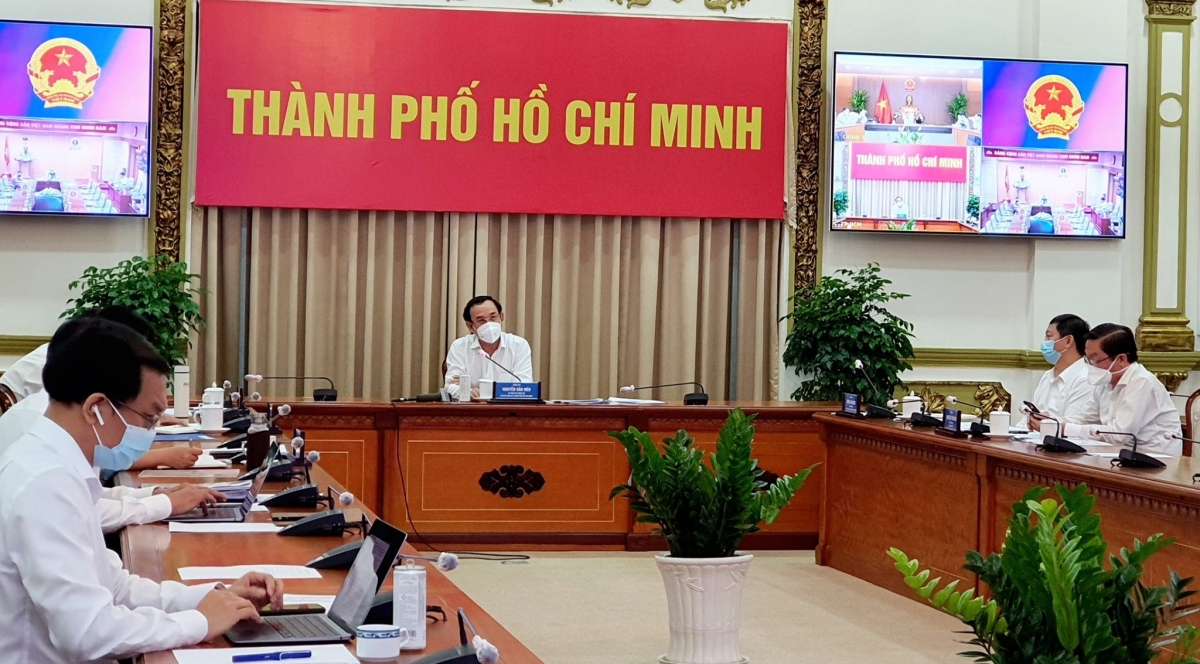 Điểm cầu cuộc họp tại TP. HCM