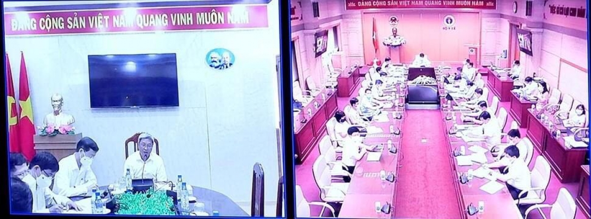 Bộ Y tế họp trực tuyến với đầu cầu TP HCM