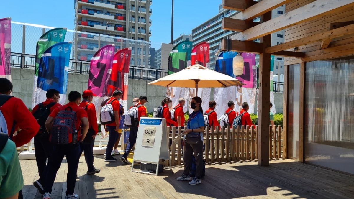 Đoàn TTVN tới làng VĐV của Olympic Tokyo 2020