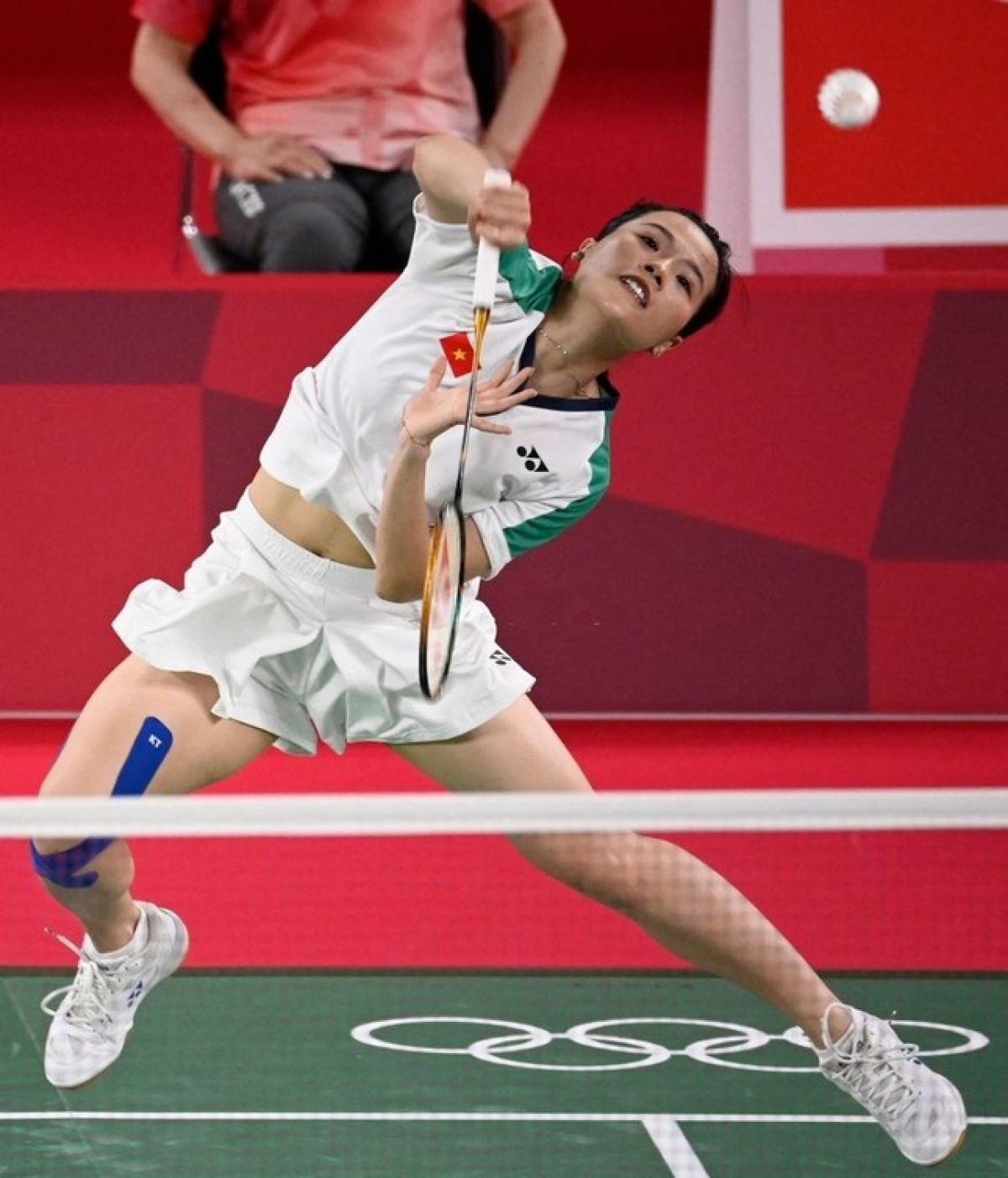 Mặc dù rất ấn tượng nhưng Thùy Linh không thể tạo bất ngờ trước Tzu-ying. Ảnh: Getty Images.