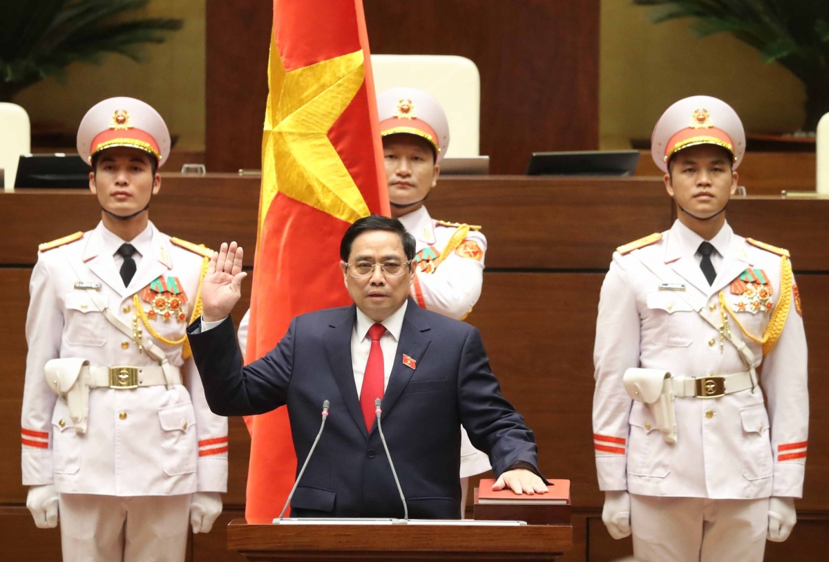 Thủ tướng Chính phủ Phạm Minh Chính tuyên thệ nhậm chức