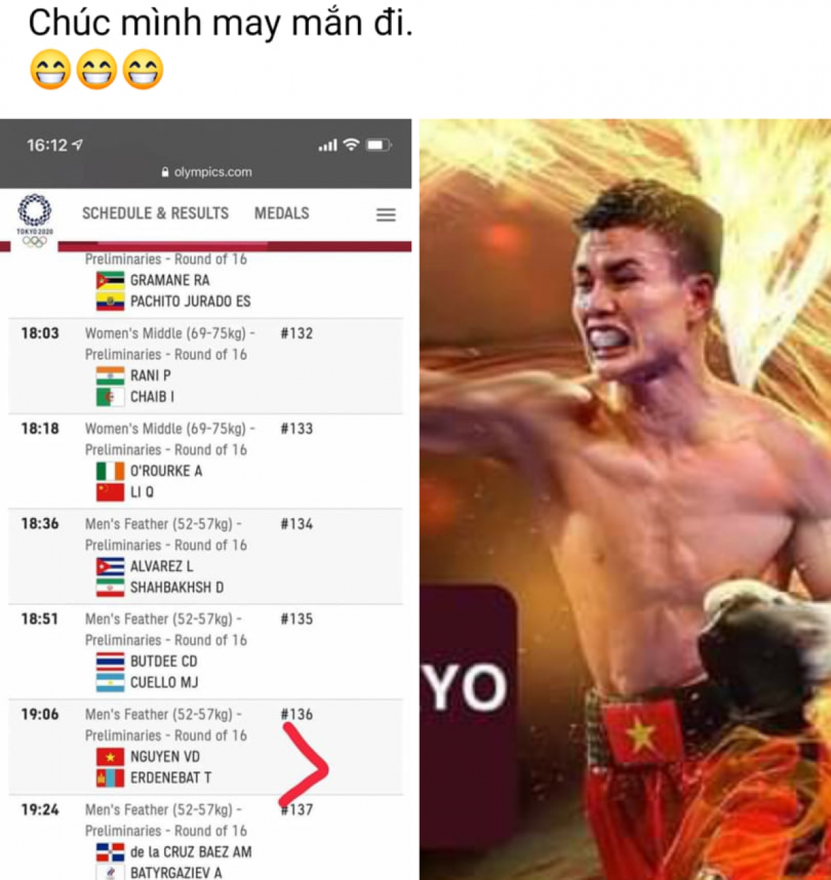 Dòng trạng thái trước ngày thượng đài trên FB Nguyễn Văn Đương