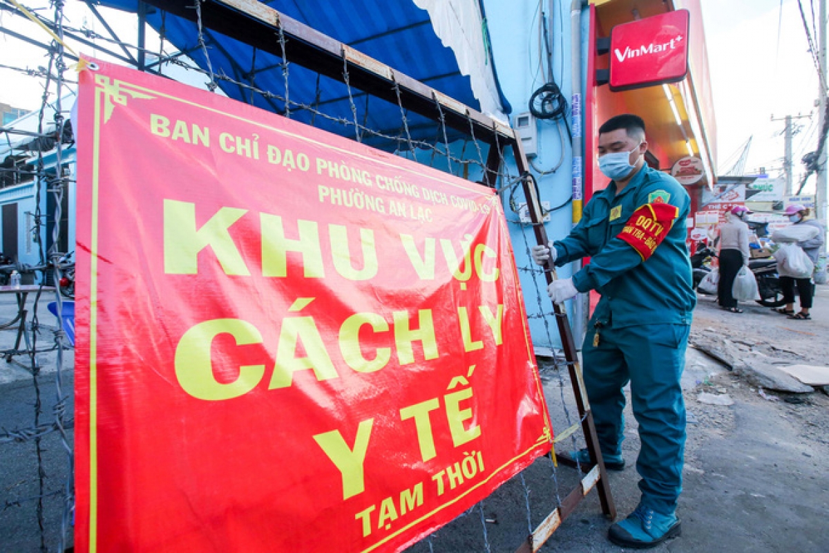 Một điểm phong tỏa trên địa bàn quận Bình Tân