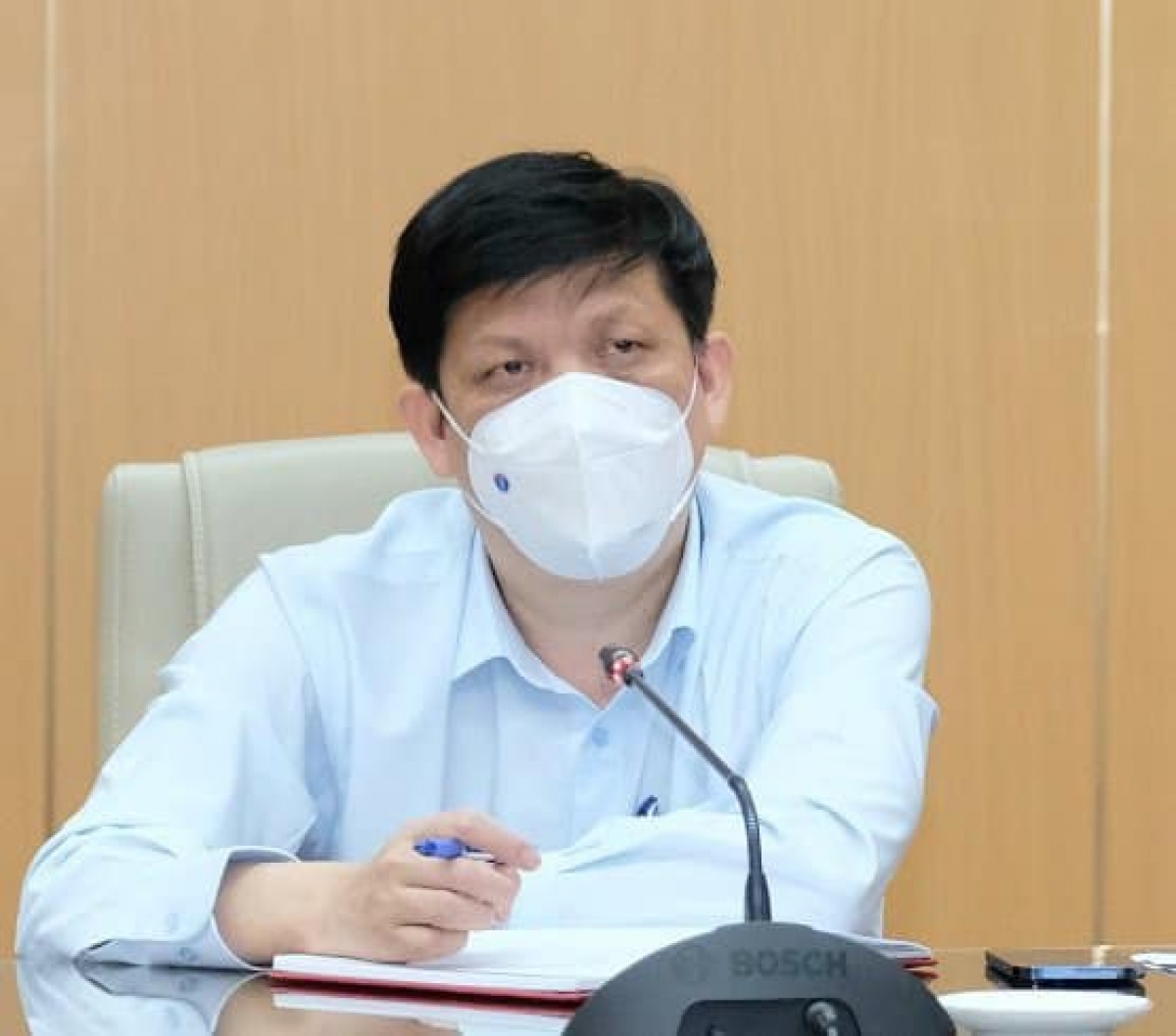 Bộ trưởng Nguyễn Thanh Long tại cuộc họp