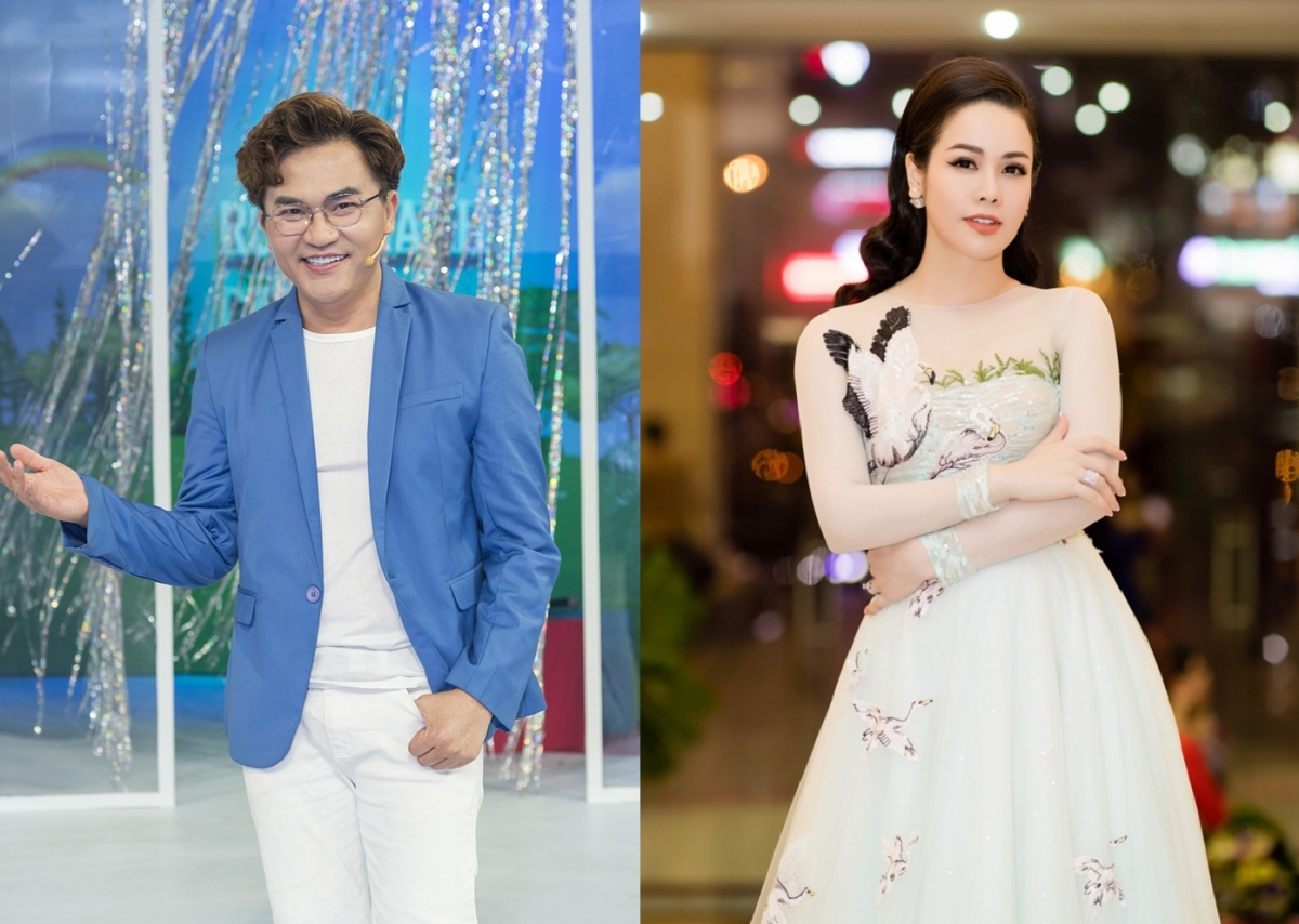 MC - diễn viên Đại Nghĩa cùng ca sĩ Nhật Kim Anh hỗ trợ rau sạch cho bà con trong khu cách ly