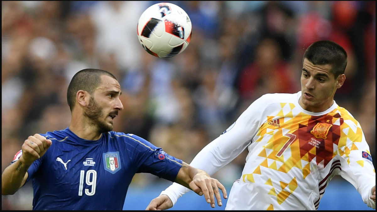 Morata sẽ chạm trán với các đồng đội ở Juventus - Bonucci và Chiellini