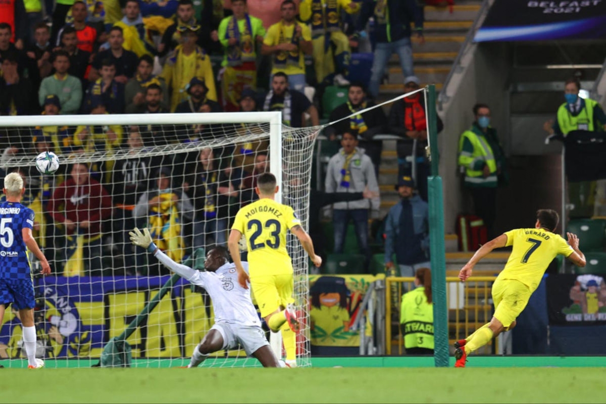 Gerard Moreno san bằng tỷ số 1-1 cho Villarreal (Ảnh: Internet)