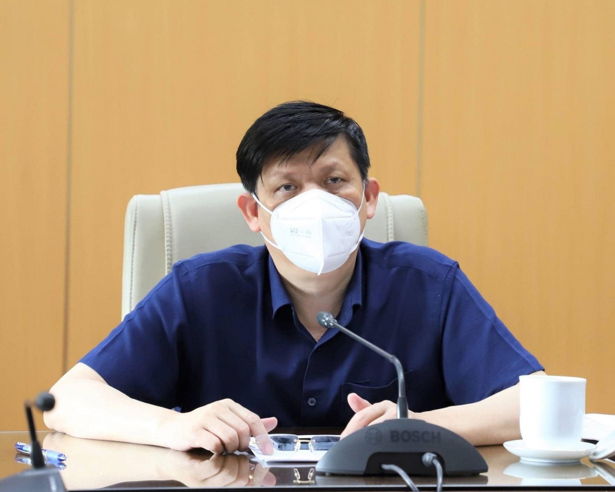 Bộ trưởng Y tế Nguyễn Thanh Long phát biểu tại cuộc họp