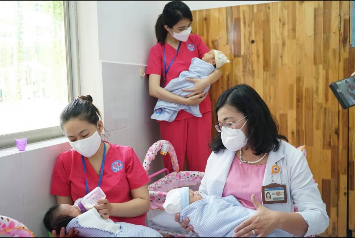 Trẻ được chăm sóc ở Trung tâm H.O.P.E