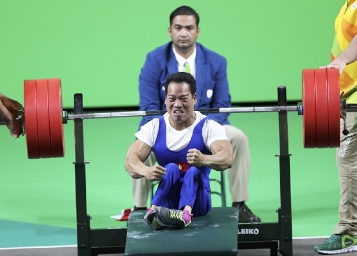 Đô cử Lê Văn Công niềm hy vọng vàng của tại Paralympic 2020 Ảnh: REUTERS