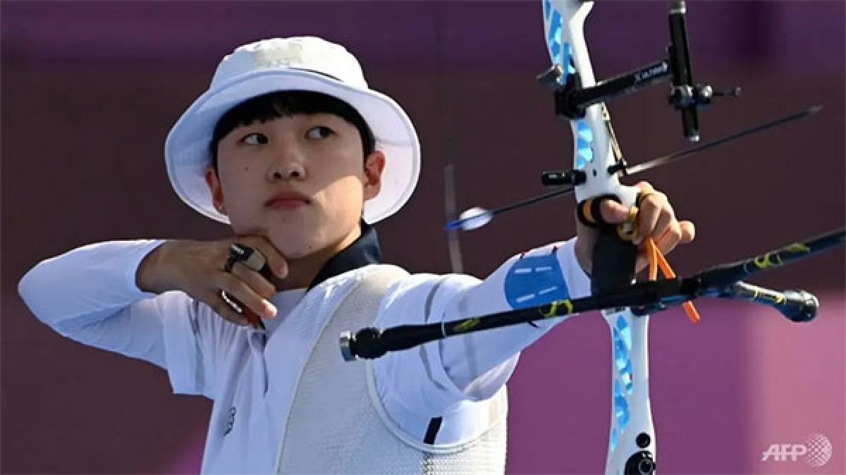 Cung thủ An San phá kỷ lục Olympic nội dung cung 1 dây nữ.