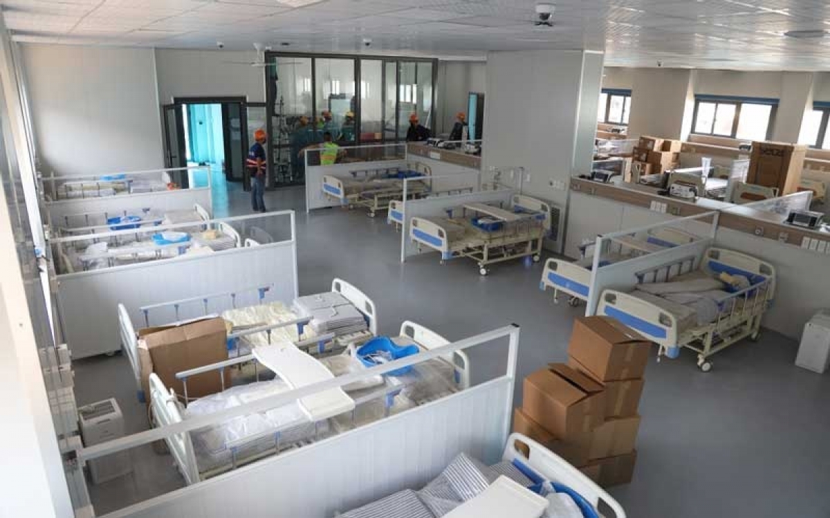Việc lắp đặt trang thiết bị đang được khẩn trương hoàn thiện