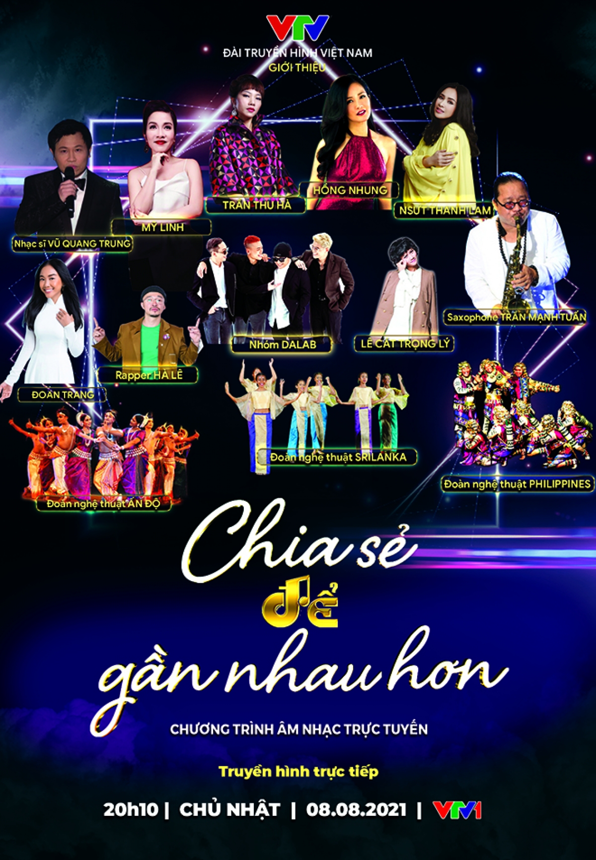 Chương trình hòa nhạc "Chia sẻ để gần nhau hơn" số 2 là sự tiếp nối chương trình đã diễn ra vào tối 27/6 nhằm kêu gọi cộng đồng đóng góp cho Quỹ vaccine phòng chống Covid-19