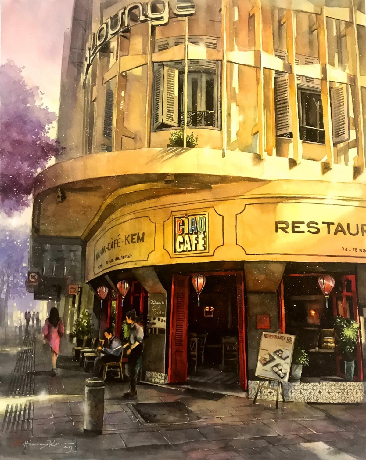 Ciao Cafe - một địa điểm nổi tiếng ở phố đi bộ Nguyễn Huệ, điểm check-in quen thuộc của giới trẻ Sài Thành. Hoàng Phong tâm sự, những địa điểm này quen thuộc với anh đến nỗi đi thành quán tính: "Cứ đi loanh quanh bao năm, cũng nhiêu chỗ đó vậy thôi mà sao không thấy chán. Cứ buồn lại đi, đi nhiều tới mức mà chạy xe qua mấy con đường đó chỉ hầu như dùng đến quán tính".
 