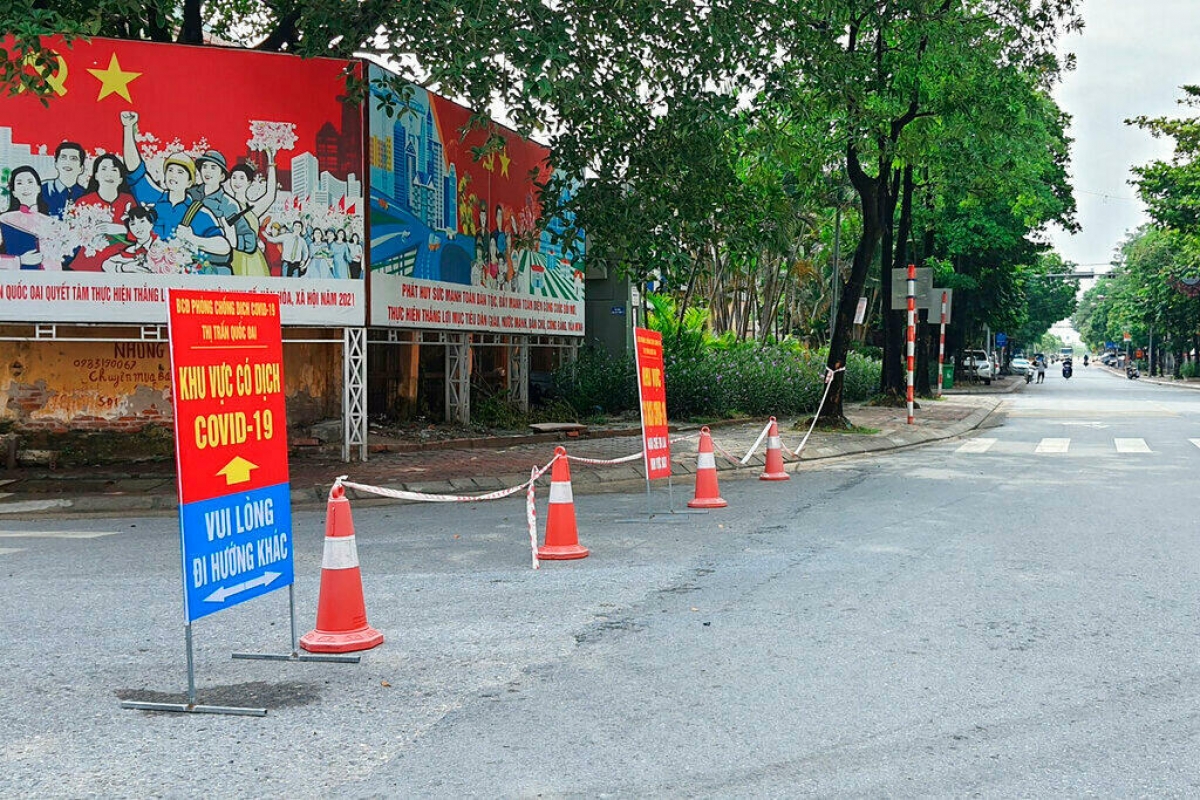 Hà nội thực hiện giãn cách xã hội