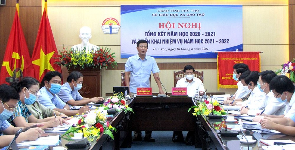 Phú Thọ triển khai lịch tựu trường và khai giảng đúng kế hoạch của Bộ GD&ĐT nhưng chuẩn bị sẵn phương án cho những tình huống cụ thể (Ảnh trên trang Web của Sở GD&ĐT)