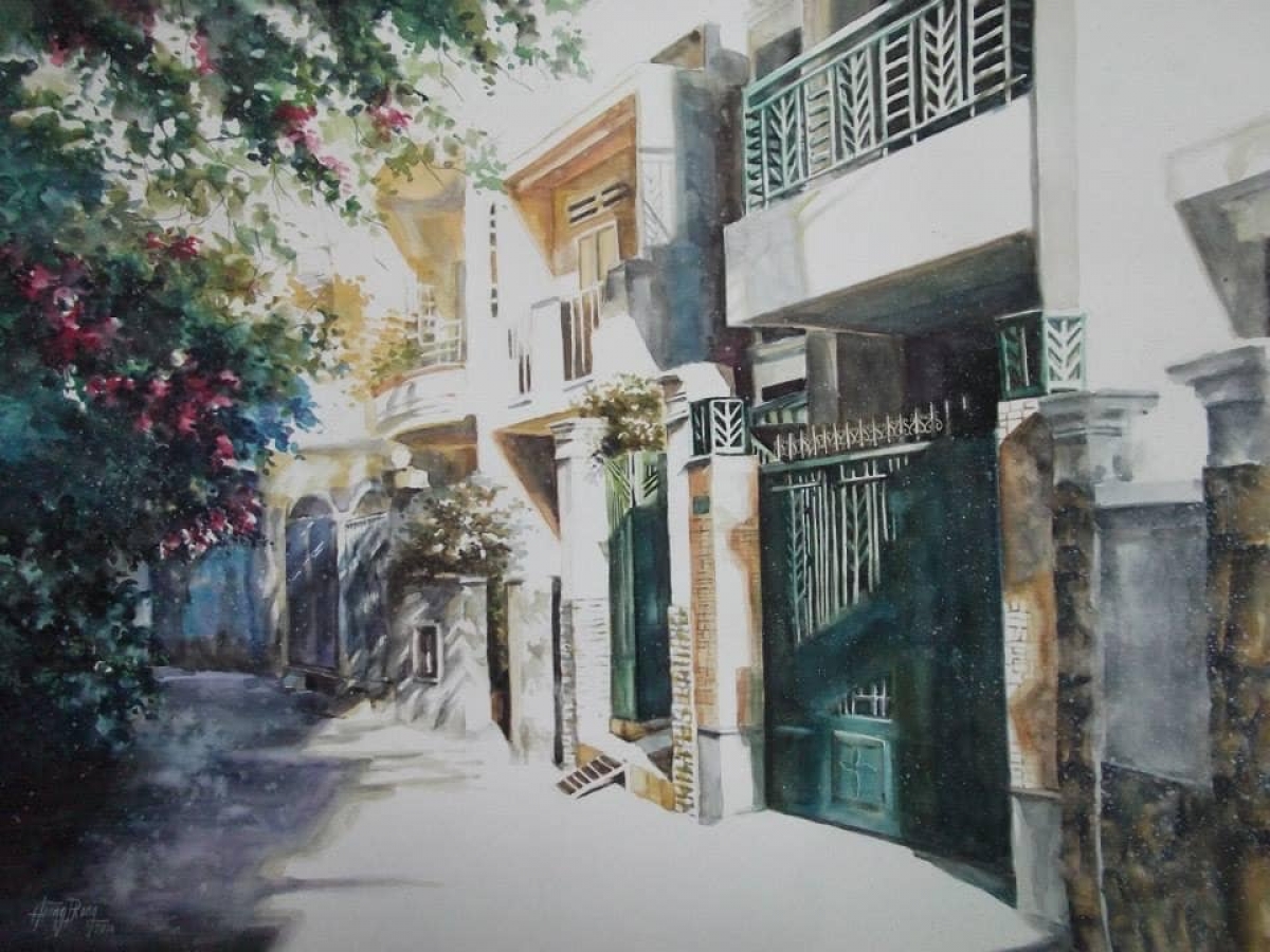 Sài Gòn cũng đặc trưng bởi những con hẻm, con ngõ. Trong đó là cả một thế giới thu nhỏ của những cộng đồng dân cư.
 