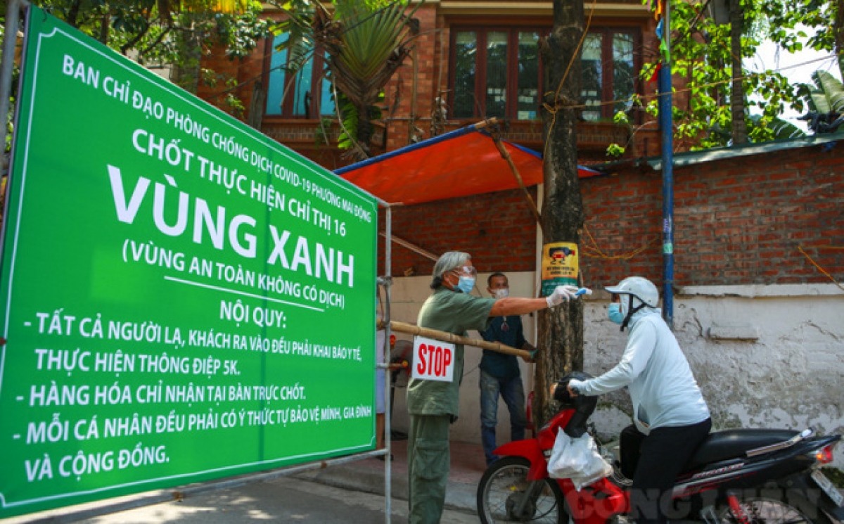 Hà Nội thực hiện giãn cách xã hội theo Chỉ thị 16 của Thủ tướng Chính phủ từ 6 giờ ngày 24/7