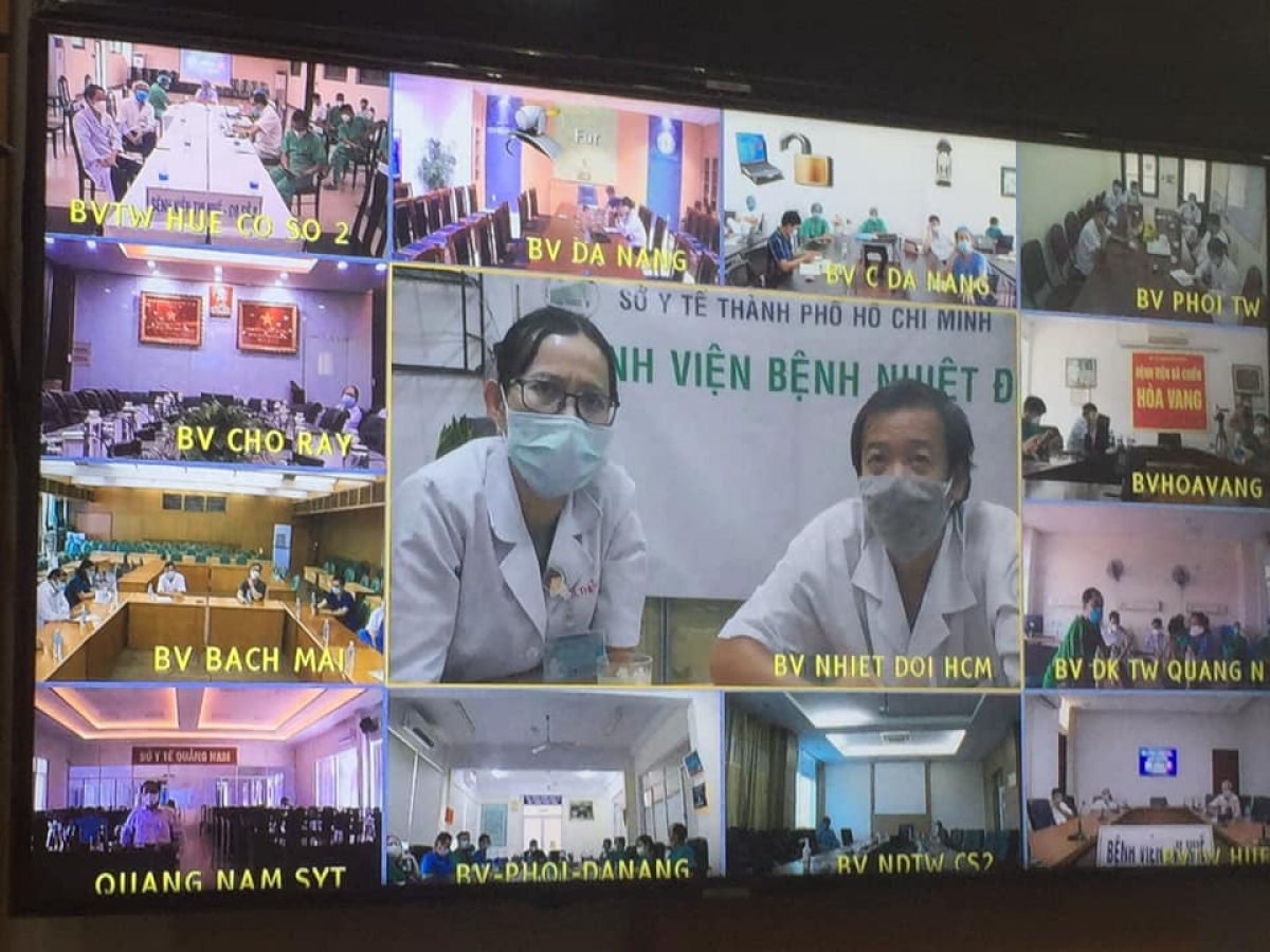 Sủ dụng telehealth để hội chẩn bệnh nhân Covid-19 nặng giữa các bệnh viện
