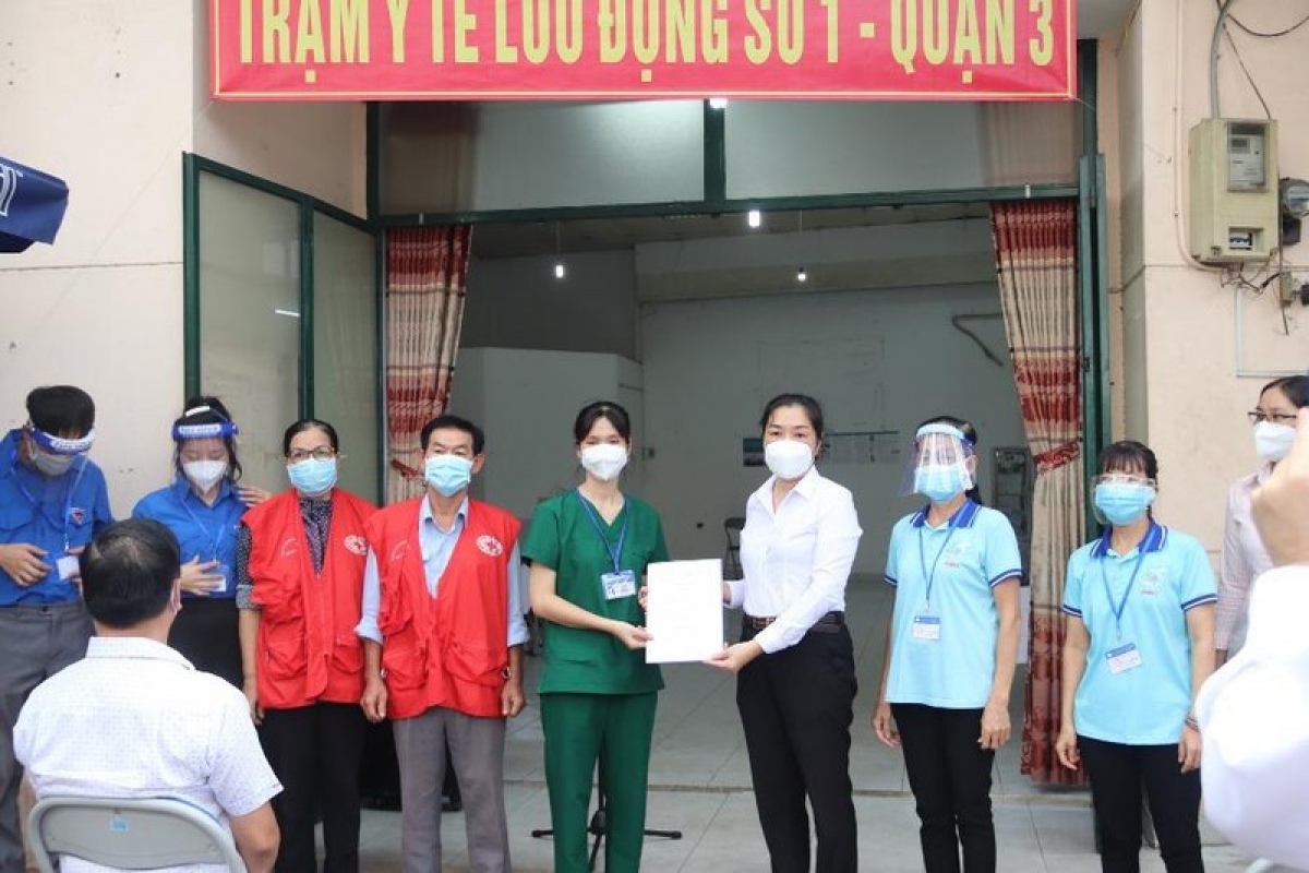 Khánh thành trạm y tế lưu động tại quận 3 - TP. HCM ngày 20/8