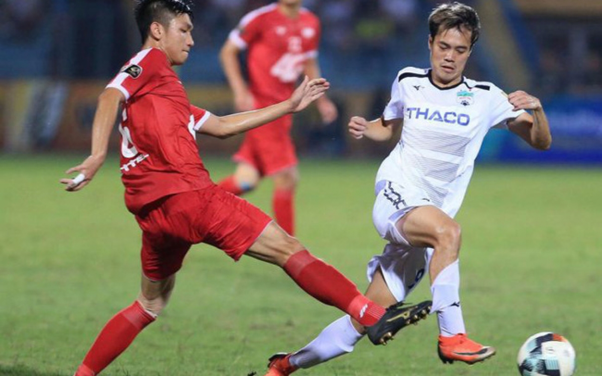 Hoàng Anh Gia Lai và Viettel đang chia sẻ 2 vị trí đầu trên bảng xếp hạng