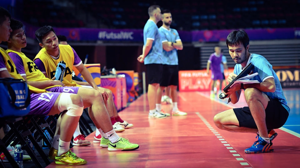 ĐT futsal Việt Nam sẽ tận dung các pha phản công nhanh trước ĐT Brazil (Ảnh: VFF)