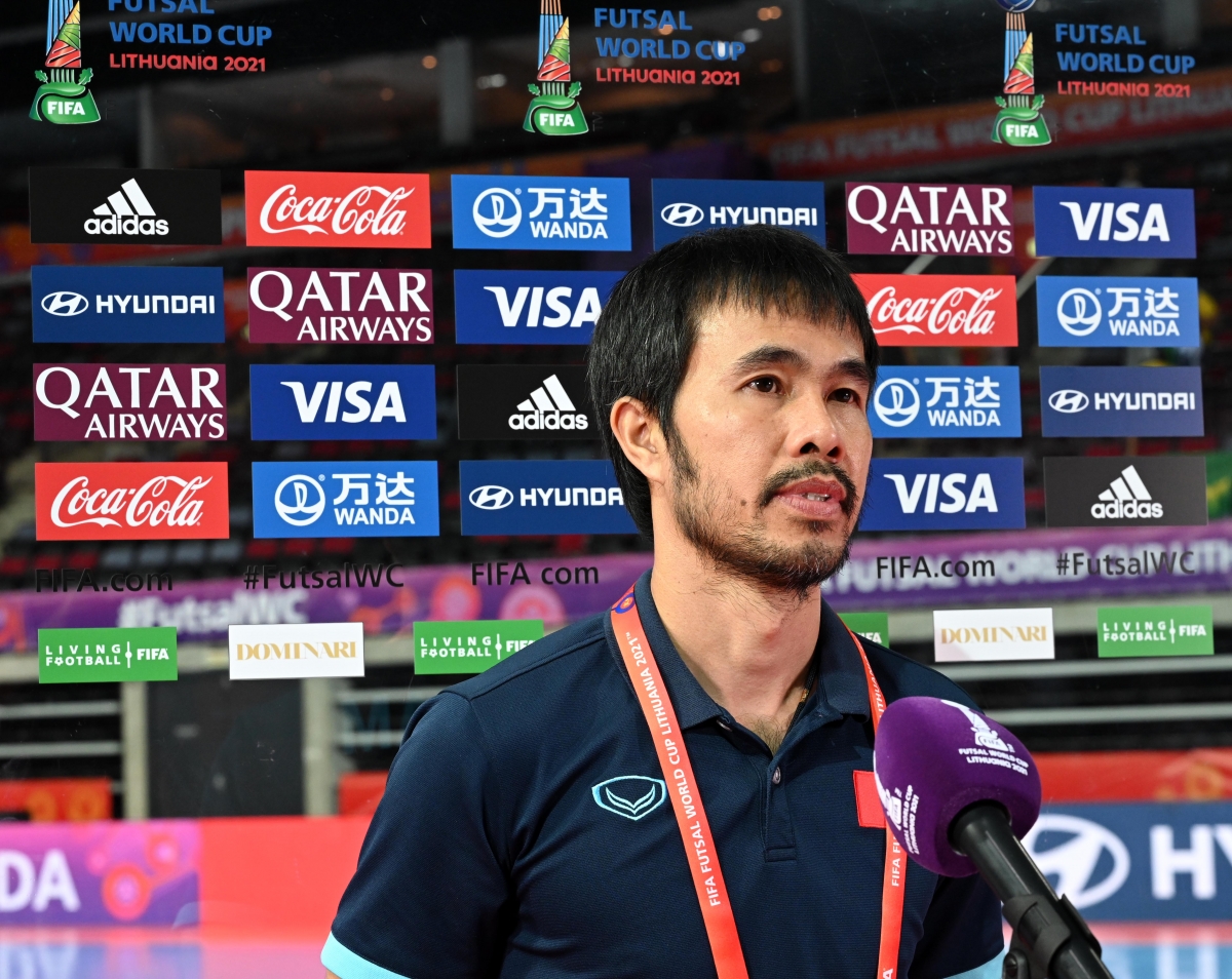 Ông Phạm Minh Giang, HLV trưởng tuyển Futsal Việt Nam