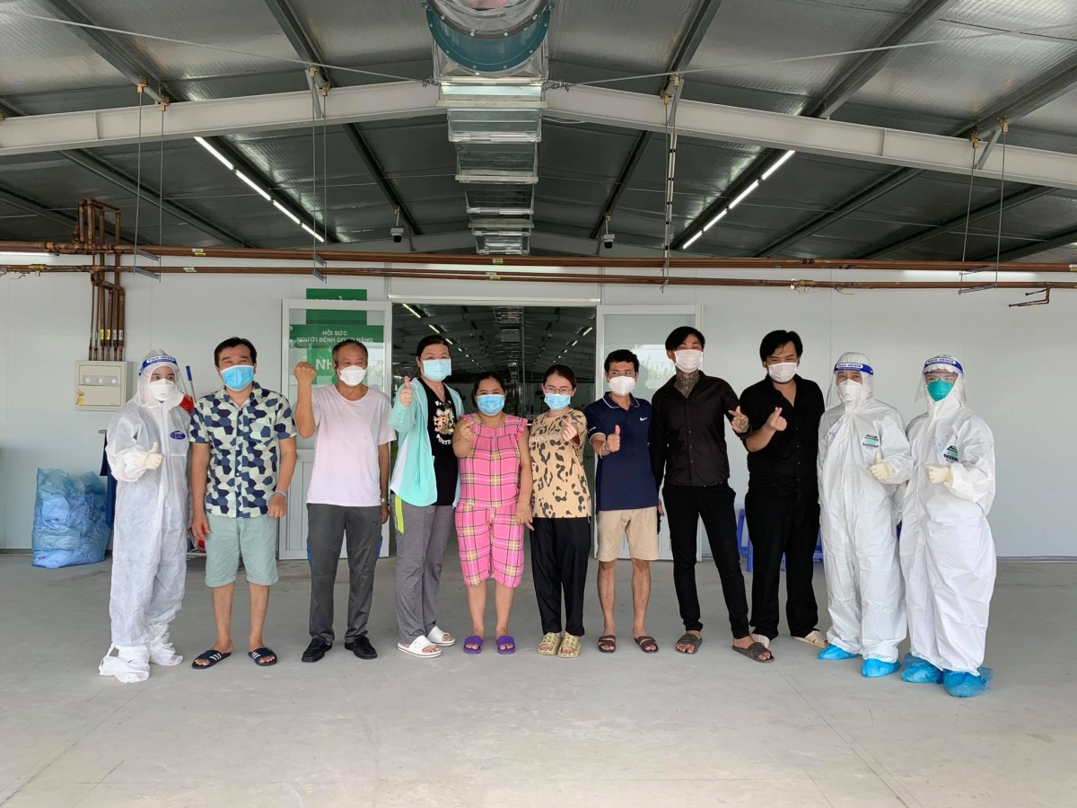 Đã có gần 60 bệnh nhân Covid-19 nặng và nguy kịch tại Trung tâm hồi sức tích cực Covid-19 trực thuộc Bệnh viện HN Việt Đức tại TP Hồ Chí Minh
được điều trị khỏi bệnh và ra viện