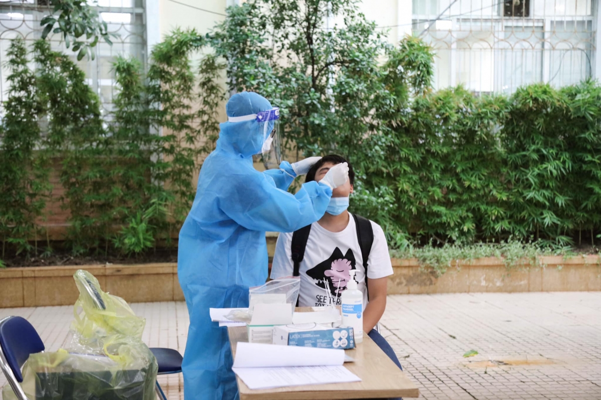 Thí sinh phải có kết quả xét nghiệm test nhanh âm tính mới được tham dự kỳ thi đánh giá năng lực do ĐHQG Hà Nội tổ chức