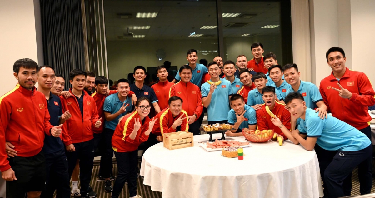 Bầu không khí gia đình ở ĐT futsal Việt Nam (Ảnh: VFF)