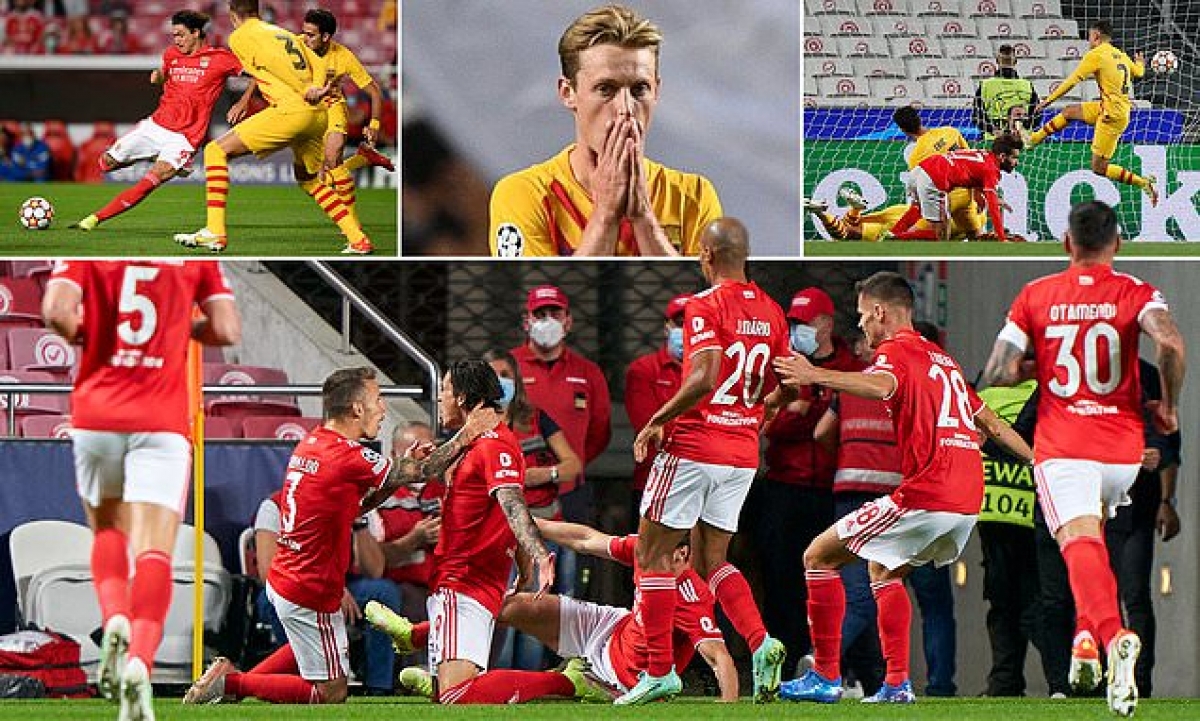 Barcelona có trận thua mất mặt trước Benfica (Ảnh: Internet)