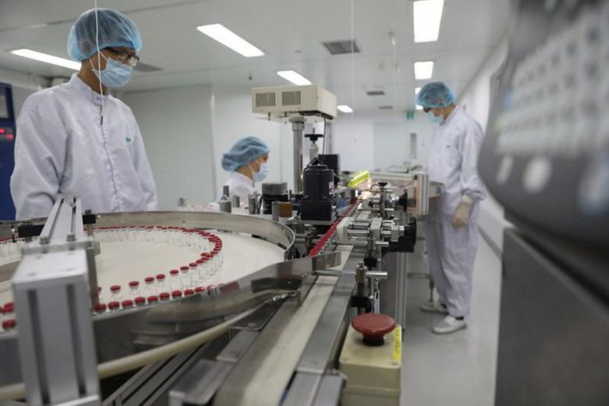 Lô Vaccine Sputnik V do công ty Vabiotech sản xuất.