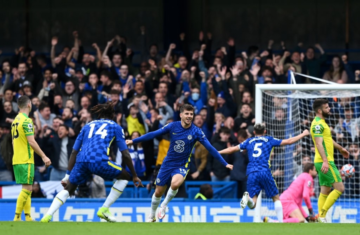 Chelsea đang vững chắc trên ngôi đầu khi màn vùi dập Norwich với tỷ số 7-0.