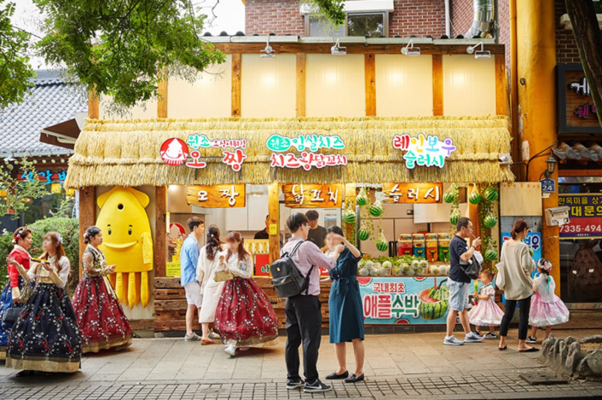 Thức ăn đường phố là nét văn hóa đặc sắc ở Jeonju