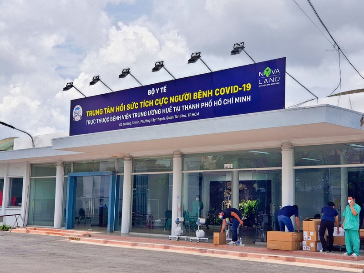 Nhiều bệnh viện điều trị Covid-19 ở TP Hồ Chí Minh đã vắng bóng bệnh nhân. Ảnh minh họa