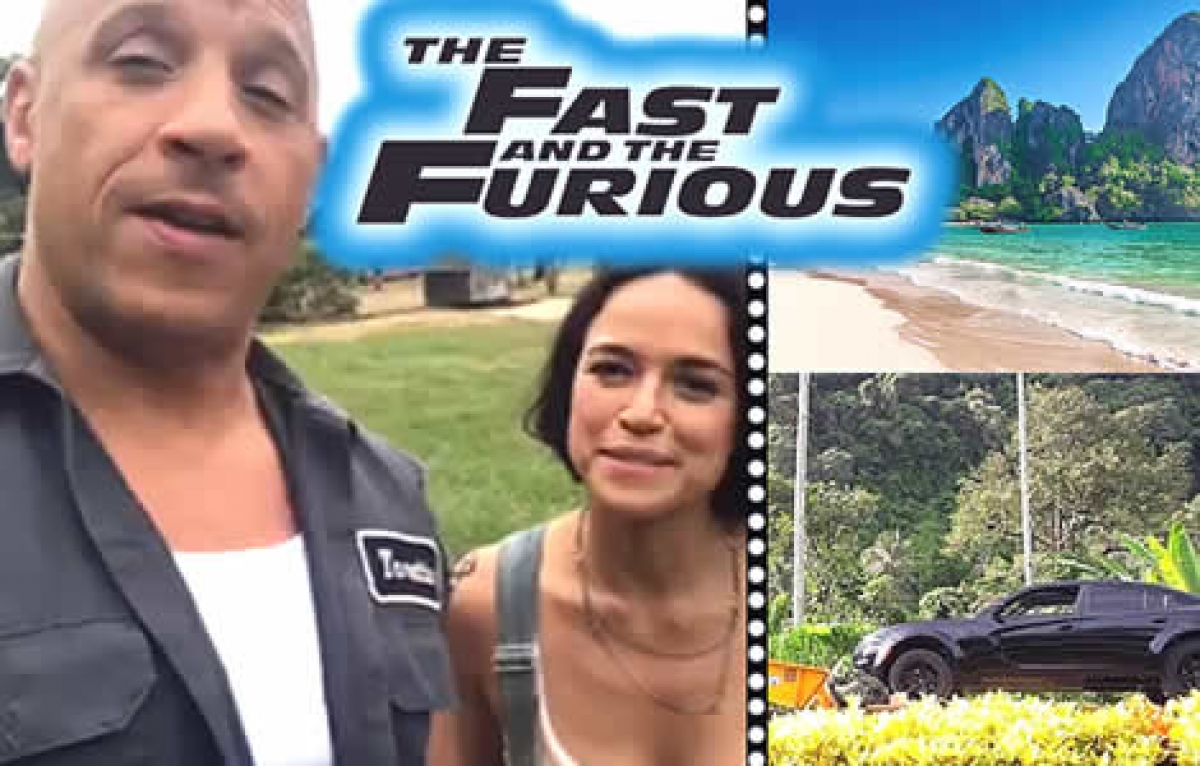 "Fast & Furious 9" từng được quay tại Phuket và đảo Krabi của Thái Lan. Theo báo chí Thái, sự xuất hiện của đoàn phim bom tấn Hollywood này đã cứu doanh thu du lịch mùa thấp điểm của Krabi