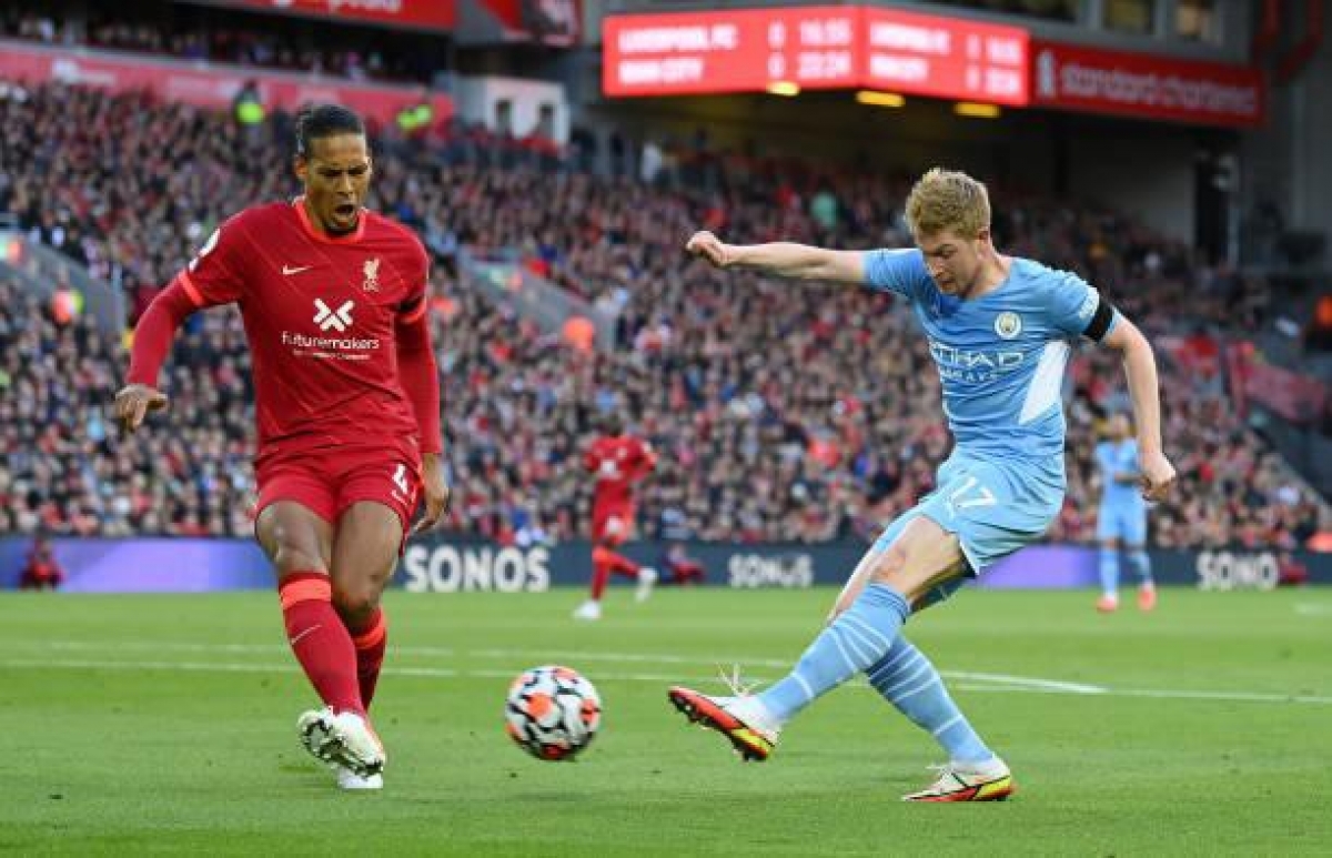 Trận đấu Super Sunday kinh điển giữa hai ứng viên vô địch Liverpool và Man City